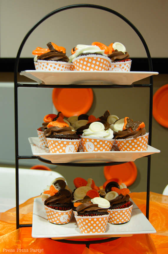 A Sweet Orange Cream Tea Party - Press Print Party